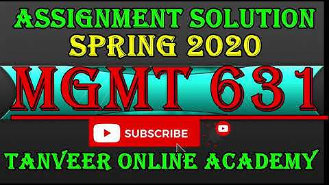 MGMT 631 Assignment Solution || ENTERPRISE RESOURCE PLANNING (MGMT-631)