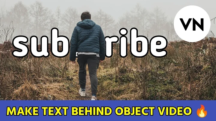 text behind object vn editor | text behind video | #vn