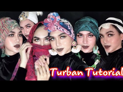 Turban India Tutorials | Quấn Khăn Bohemian Style | Fashion Travel | Hua Quoc Anh | cách cuộn tóc vào trong