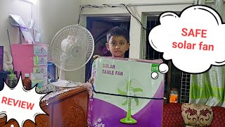 solar fan review walton safe brand dc table fan