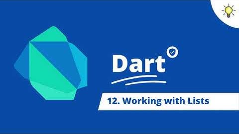 #12 Working with Lists | Dart Complete Tutorial Series in Tamil | Theory Or Practical