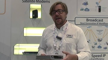 Newtec MDM3100 Satellite Modem - Launch at IBC2012