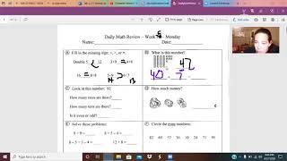 Week 5 1st and 2nd Grade Math by Jamie Hewett 4 views 4 years ago 12 minutes, 4 seconds