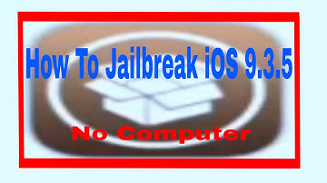 How To JAILBREAK iOS 9.3.5 NO COMPUTER!