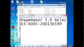 how to install pagemaker 5.0 in windows 7 || ntc network