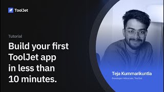 Build your first ToolJet app in less than 10 minutes screenshot 1