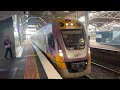 V/Line VL05 &amp; VL18 Departing Southern Cross Station to Bairnsdale - Low Note Horn Show