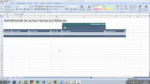Como Importar dados da nota fiscal eletrônica?
