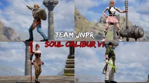 Soul Calibur VI | Character Showcase | RWBY #2 (Jaune, Nora, Pyrrha, Ren)