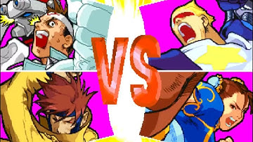 Marvel VS Capcom Clash of Super Heroes - Jin and Gambit Playthrough (May 15, 2022)