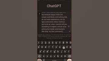 Making ChatGPT behave as a Linux Terminal #ai #programmers #linux #terminal #subscribe #chatgpt