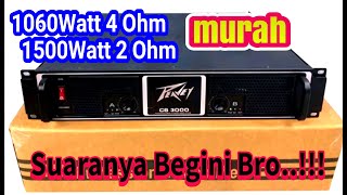 Cek Sound Dan Review Power PeavyCS 3000