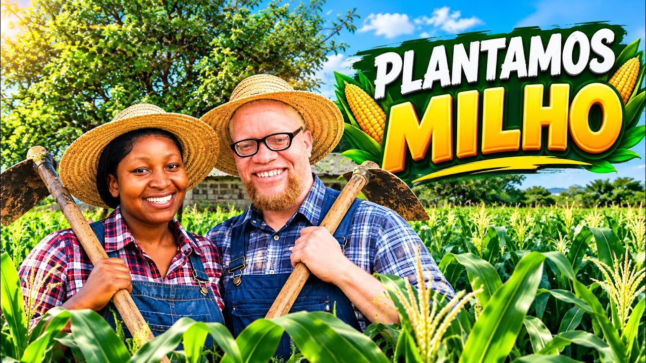 PLANTAMOS MILHO NA NOSSA CASA