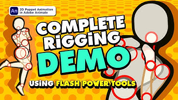 2D Rigging Demo using Flash Power Tools- Complete Rigging Demo with Flash Power Tools