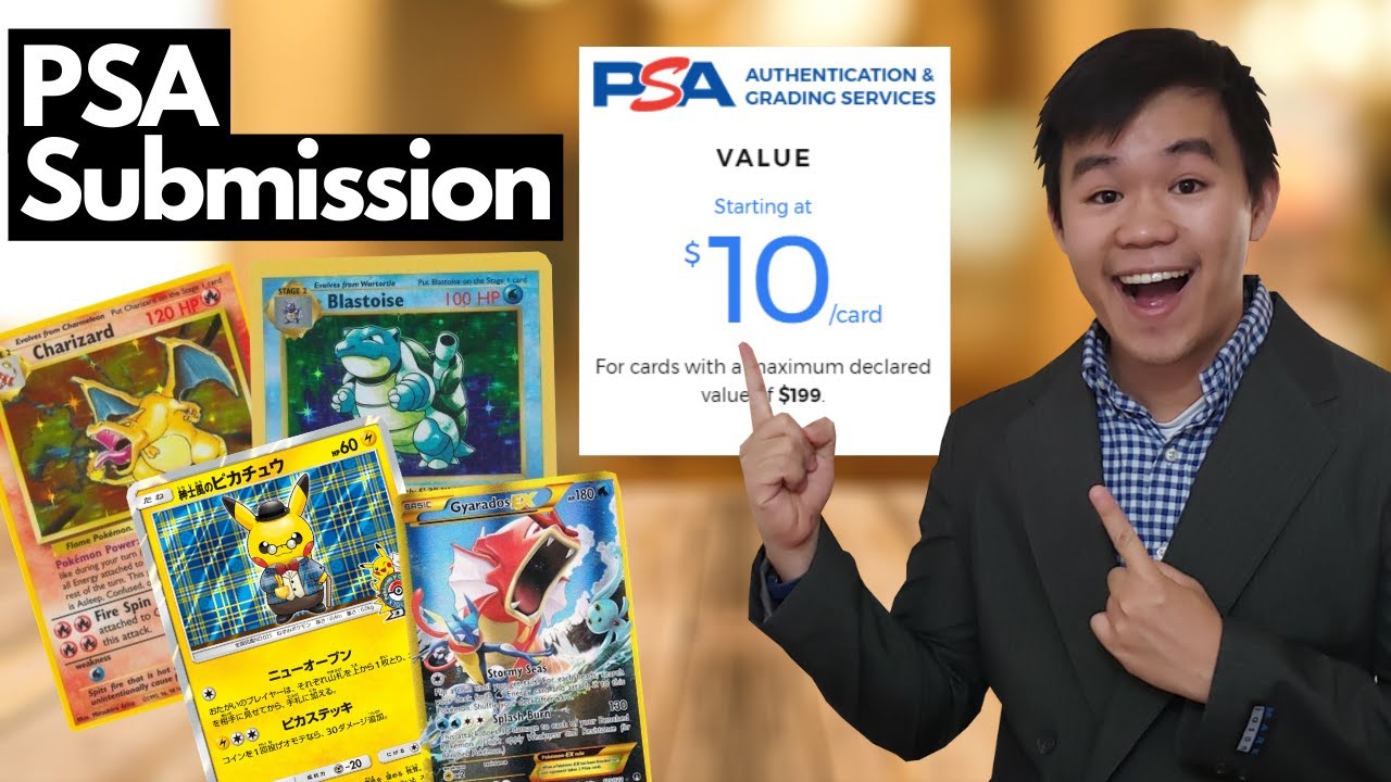 What Pokemon Cards to Grade For Maximum Profit? | $10,000 PSA Pokemon Card  Submission - YouTube