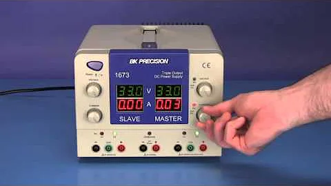 BK Precision Model 1673 - Triple Output Quad Display DC Power Supply Overview
