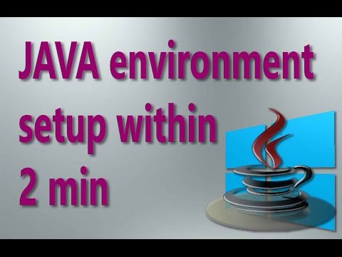 java environment setup with variables and path within 2min - YouTube