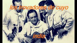india-los trovadores de cuyo chords