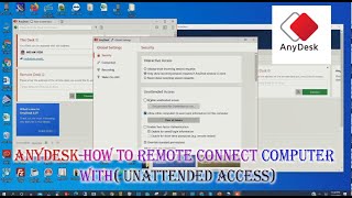 AnyDesk ~ How to  Remote  Connect Computer  With( Unattended Access)