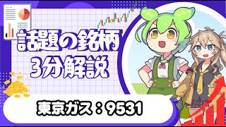 【話題の銘柄 ３分解説】 東京ガス：9531【ずんだもん/株式投資/解説】