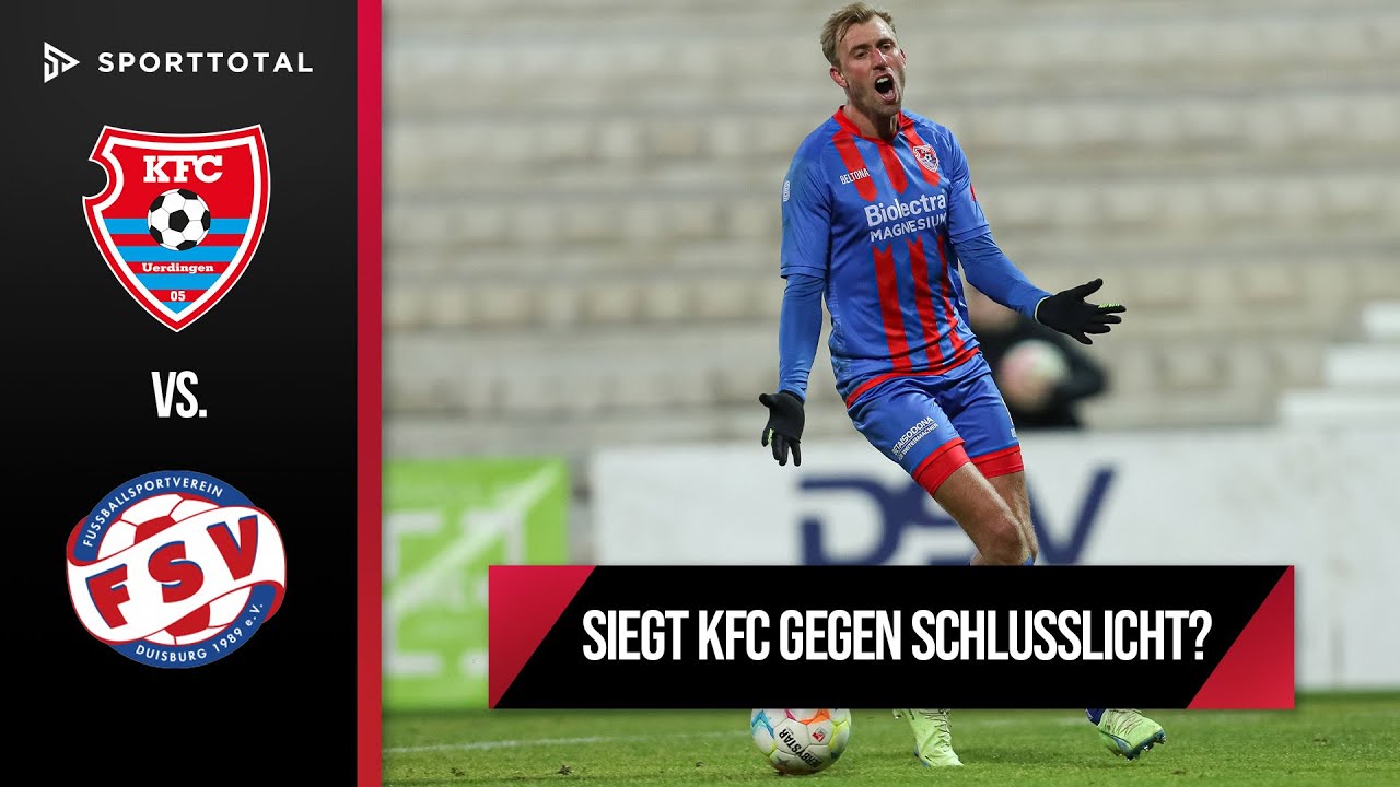 Harmloser Auftritt gegen Tabellenletzten! | KFC Uerdingen - FSV Duisburg | Oberliga Niederrhein