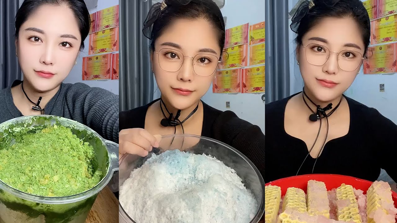 SOLO ASMR MUKBANG ICE EATING SOUNDS FROM THE FROZEN WATER