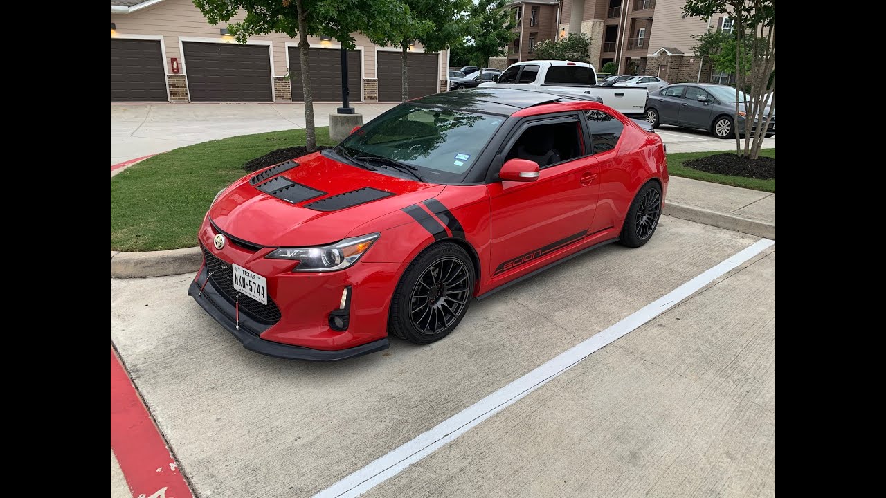 SCION TC GETS HOOD VENTS YouTube