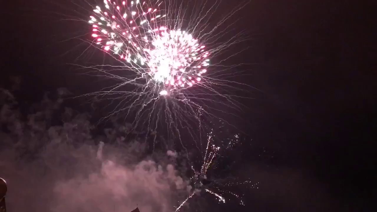 Ohňostroj ve Znojmě na Vinobraní 16.9.2017