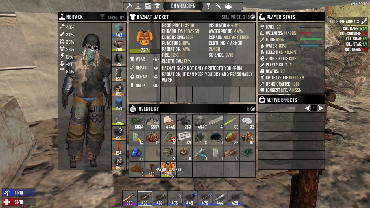 How to get Hazmat gear 7 Days to Die YouTube