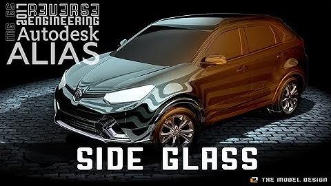 The Complete Guide to 3D Automotive Modeling Alias Tutorial Lesson 4 Side Glass