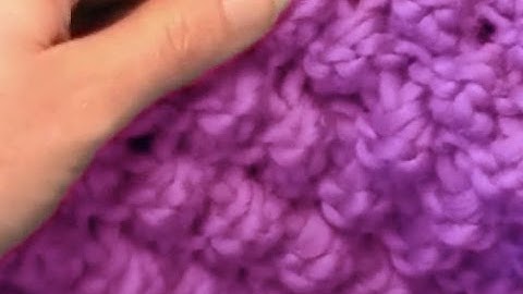 HOW TO KNIT TRINITY OR RASPBERRY STITCH