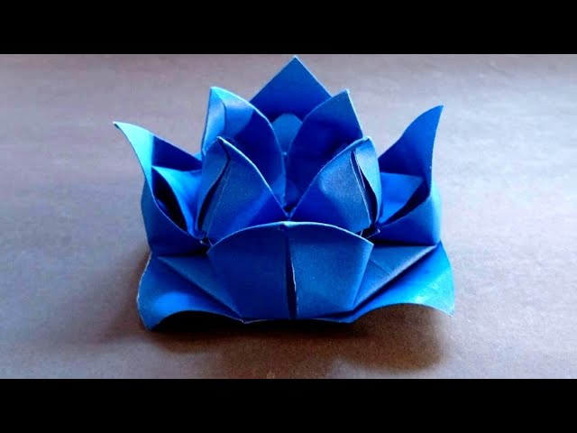 Origami Flower Crocus By Makoto Yamaguchi 折り紙 クロッカス - YouTube