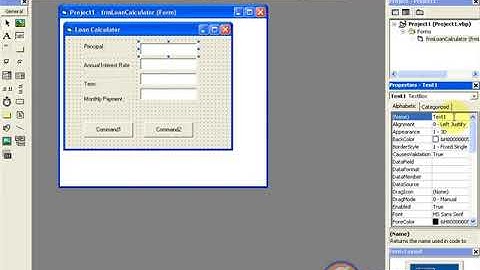 21 making loan calculator part four    -   Visual Basic