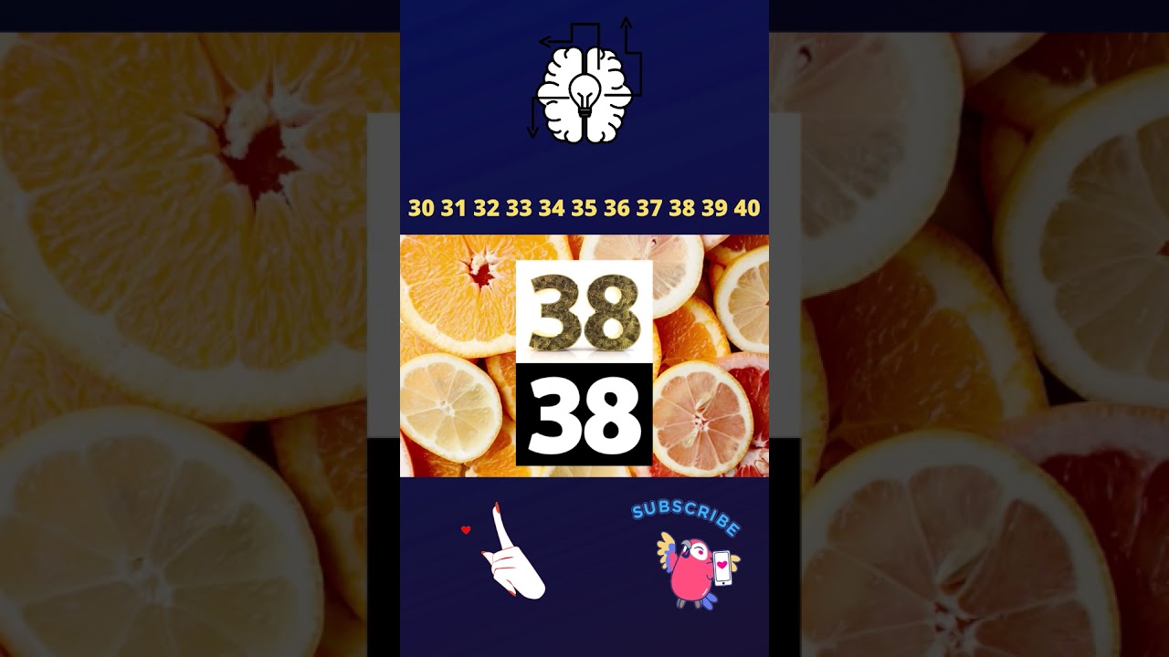 Mental fitness count [30 to 40] 