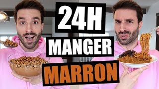 JE MANGE QUE LA NOURRITURE MARRON PENDANT 24H  FT HUBY