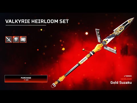 "VALKYRIE HEIRLOOM" in FIRST PERSON Animations Apex Legends Season 13