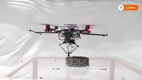 Wasp-inspired drone can 3D-print structures on the fly