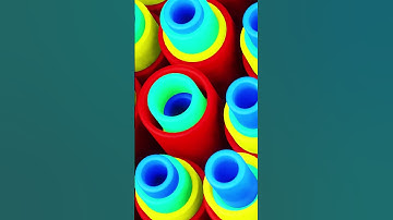 VJ loop many tubes, 3D animation loop abstract background for edition video. Dj visuals effects.