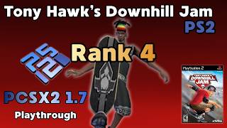 Playthrough - Tony Hawk's Downhill Jam (PS2) PTBR | Rank 4 [Ammon]