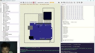 Simulasi Arduino LED Dot Matrix 8x8, pakai Simulide
