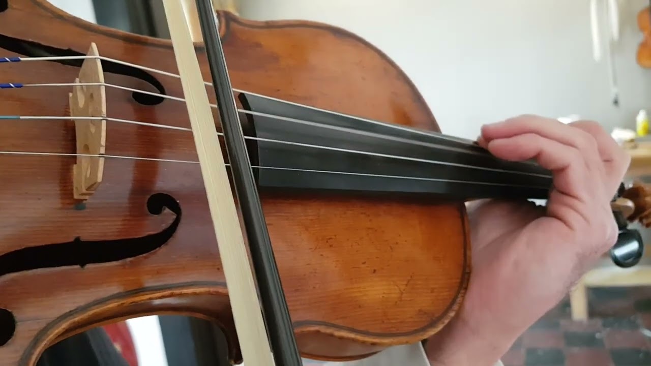 Testing Warchal Brilliant G and D with Dominant A and E to hear balance.