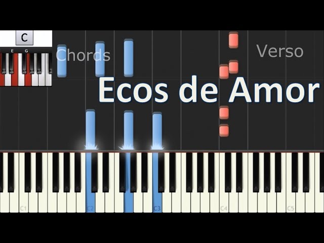 Como tocar ECOS DE AMOR - Piano Cover Tutorial - Jesse \u0026 Joy -  MoroMusicPiano - YouTube