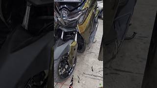 Nmax turbo wrapping moonlight gold #rafistamotor #rafistasticker