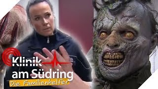 Zombies im Krankenhaus! Polizei muss einschreiten! | Die Familienhelfer | SAT.1 screenshot 2