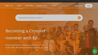 Tutorial Member DOI by RJI