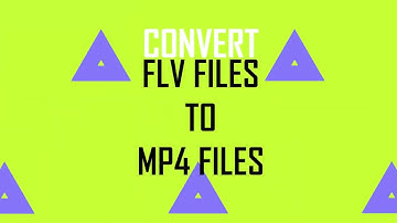 How to convert FLV files  to MP4 files easily