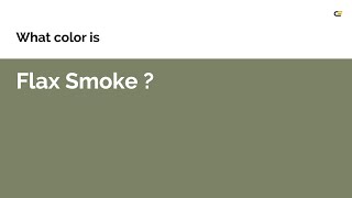 Flax Smoke color #7b8265 hex color - Green color - Cool color 7b8265 Net Worth