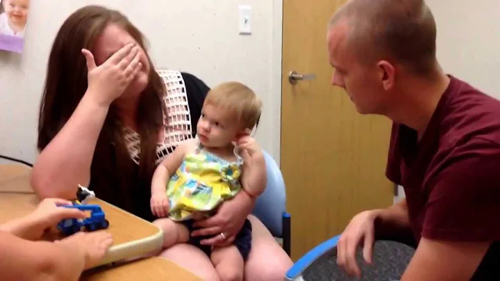 Cochlear implants- Genevieve hearing her parents f...