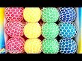 Grape Color Squishy Ball Change Surprise Toys with Kinder Chocolate | Hello Kitty 말랑말랑 포도송이