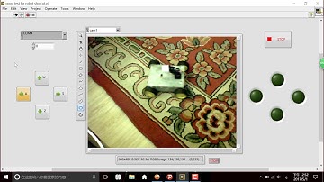 ARDUINO AND LABVIEW nrf24l01 ROBOT controlling by computer   اردوينو ولابفيو روبوت